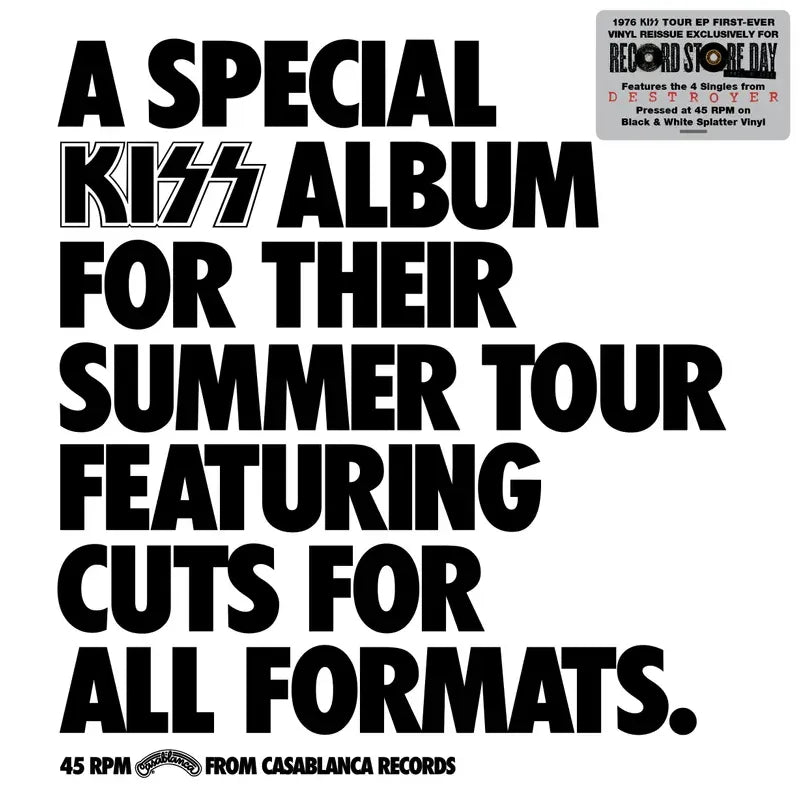KISS - A Special KISS Tour Album - RSD 12" EP [ Record ]