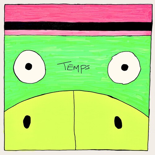 The Temps: PARTY GATOR PURGATORY - Fluorescent Pink & Green - VINYL
