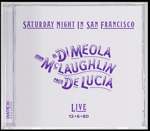 John McLaughlin: Saturday Night In San Francisco - CD