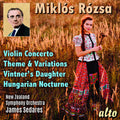 New Zealand Symphony Orchestra: Miklos Rozsa: Violin Concerto; Theme, Variations & Finale { CD }