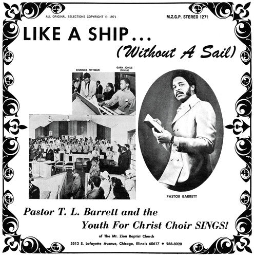 Pastor T.L. Barrett: Like a Ship (Without a Sail) - VINYL