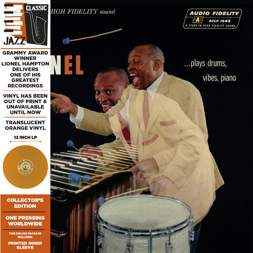 Lionel Hampton: Lionel... Plays Drums, Vibes, Piano - Translucent Orange - VINYL