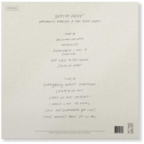 Nathaniel Rateliff & The Night Sweats - South of Here - LP [ Record ]