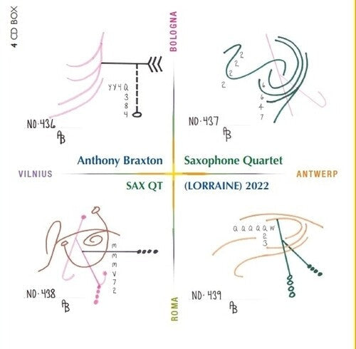 Anthony Saxophone Quartet Braxton: Sax Qt (Lorraine) - CD