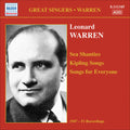 Leonard Warren: Sea Shanties Kipling Songs { CD }
