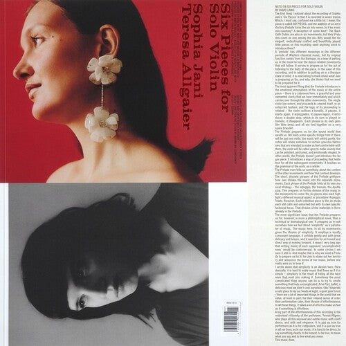 Jani, Sophia / Allgaier, Teresa: Six Pieces For Solo Violin - VINYL