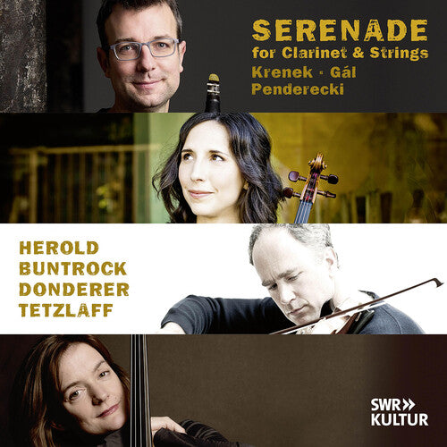 Tanja Tetzlaff: Gal, Krenek & Penderecki: Serenade for Clarinet & Strings { CD }