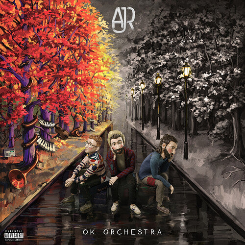AJR - Ok Orchestra - Clear w/ Orange Splatter LP [ Record ]