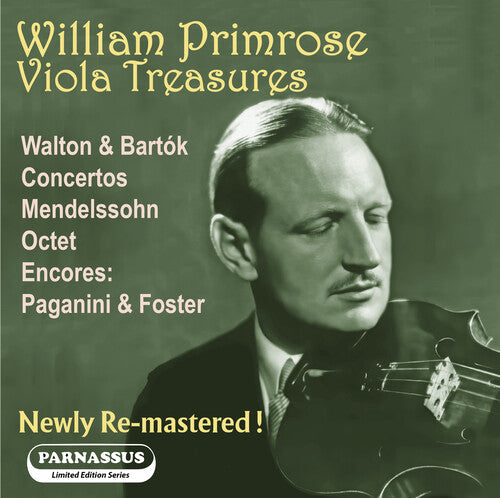 William Primrose: William Primrose: Viola Treasures { CD }