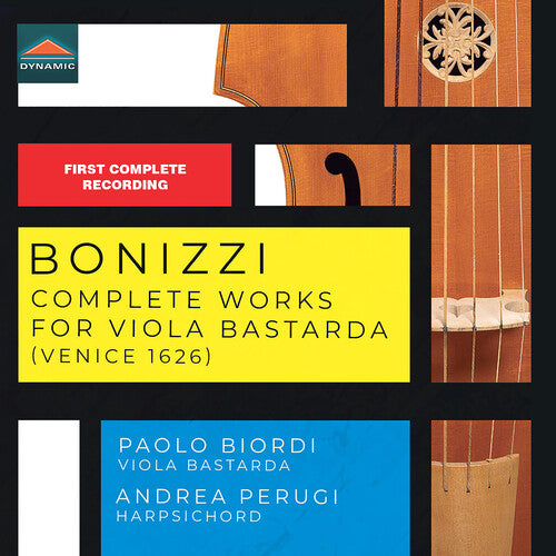 Paolo Biordi: Bonizzi: Complete Works for Viola Bastarda (Venice, 1626) { CD }