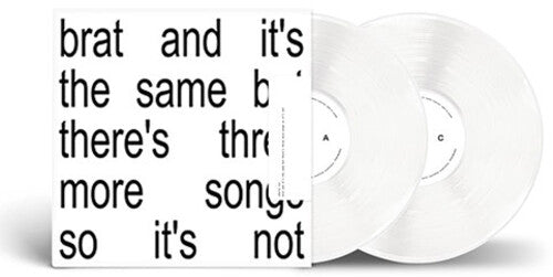 Charli XCX: Brat And It's The Same But There's Three More Songs So It's Not - VINYL