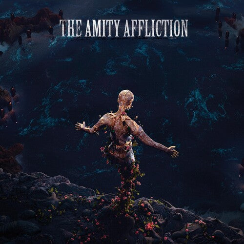 The Amity Affliction: Let The Ocean Take Me   (Sea Blue with Heavy White Splatter) - VINYL