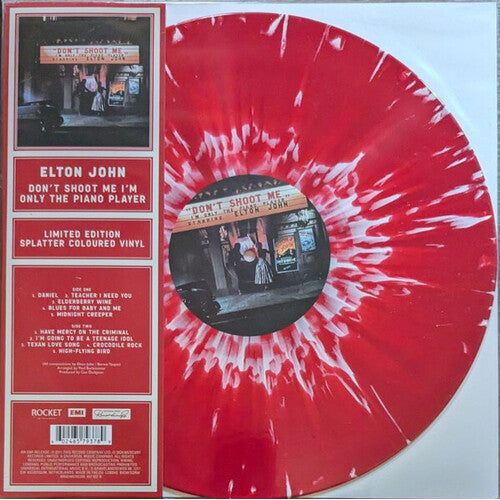 Elton John - Don't Shoot Me I'm Only The Piano Player (Red Splatter) - LP [ Record ]