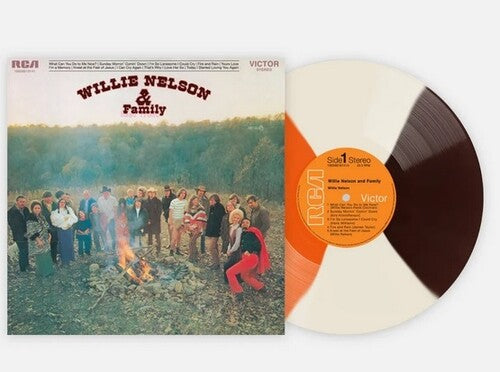 Willie Nelson: Willie Nelson & Family - 180-Gram 'Campfire Quad' Colored Vinyl [ Vinyl ]