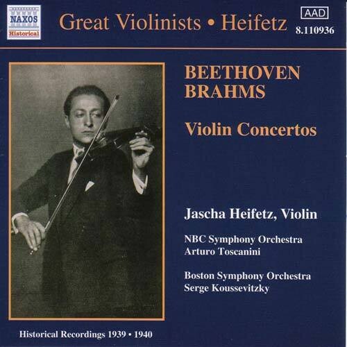 Jascha Heifetz: Plays Beethoven/Brahms { CD }