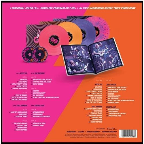 G3 (Satriani/Vai/Johnson) - G3 Reunion Live - LP/CD Box Set [ Record ]