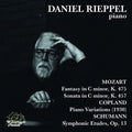 Daniel Rieppel: Daniel Rieppel Plays Mozart Copland & Schumann { CD }
