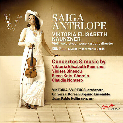 Viktoria & Virtuosi: Saiga Antelope - Concertos for violin & orchestra { CD }