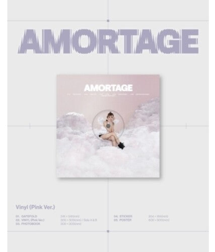 Jisoo: Amortage - Pink Version - incl. Photobook, Sticker + Poster - VINYL