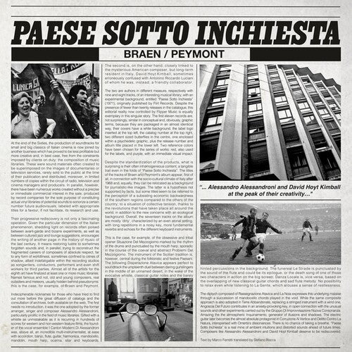 Braen / Peymont: Paese Sotto Inchiesta [ Vinyl ]