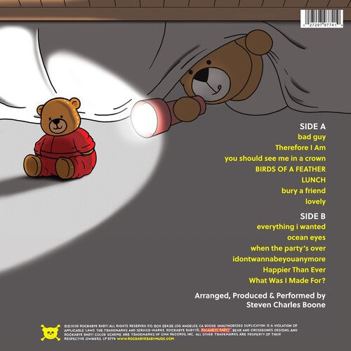 Billie Eilish perf. by Andrew Bissell - Rockabye Baby! Lullaby Renditions Of Billie Eilish - LP [ Record ]