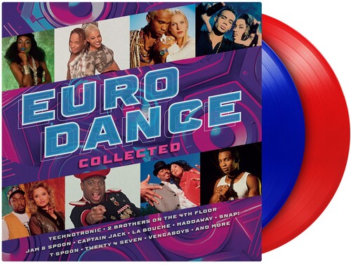 Various Artists: Eurodance Collected / Various - Limited 180-Gram Translucent Blue & Translucent Red Colored Vinyl [ Vinyl ]