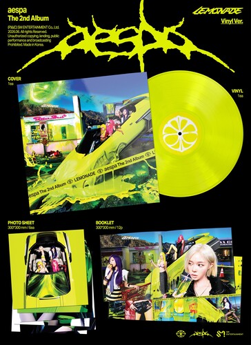 Aespa: The 2nd Album 'LEMONADE'   [Neon Yellow Vinyl] - VINYL