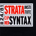 Strata Institute: Cipher Syntax - CD