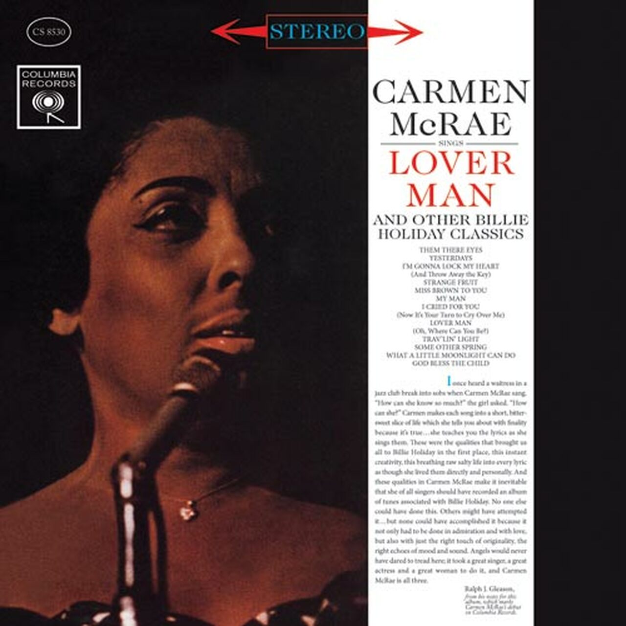 Carmen McRae - Lover Man & Other Billie Holiday Classics - Pure Pleasure LP [ Record ]