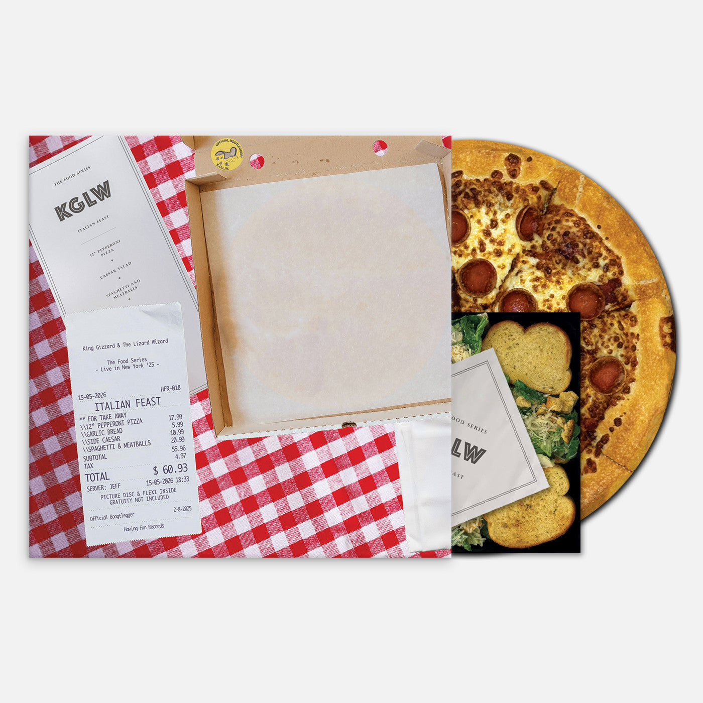King Gizzard And The Lizard Wizard - Italian Feast (Live In NYC '25) - Picture Disc LP [ Record ]