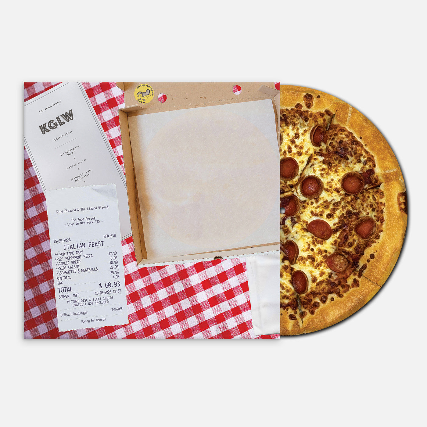 King Gizzard And The Lizard Wizard - Italian Feast (Live In NYC '25) - Picture Disc LP [ Record ]