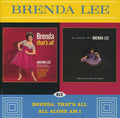Brenda Lee: Brenda That's All / All Alone Am I - COMPACT DISCS