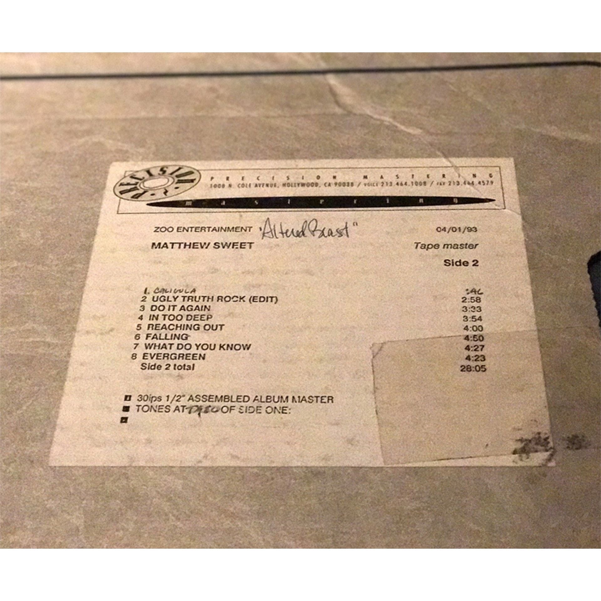 Matthew Sweet - Altered Beast -Intervention Records SACD [ Record ]
