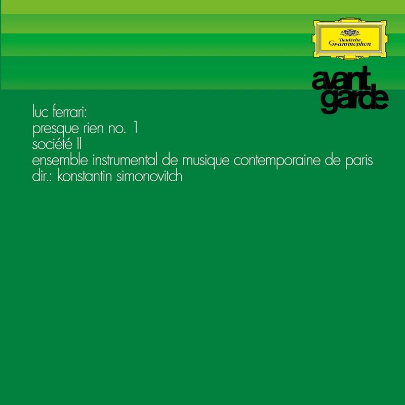 Konstantin Simonovitch - Luc Ferrari: Presque Rien No. 1, Societe II - Avantgarde Series LP [ Record ]