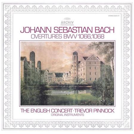 Trevor Pinnock/The English Concert - Bach: Overtures BWV 1066, 1068 - Original Source Series LP [ Record ]