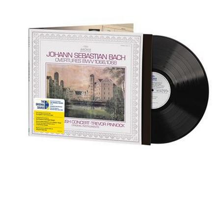 Trevor Pinnock/The English Concert - Bach: Overtures BWV 1066, 1068 - Original Source Series LP [ Record ]