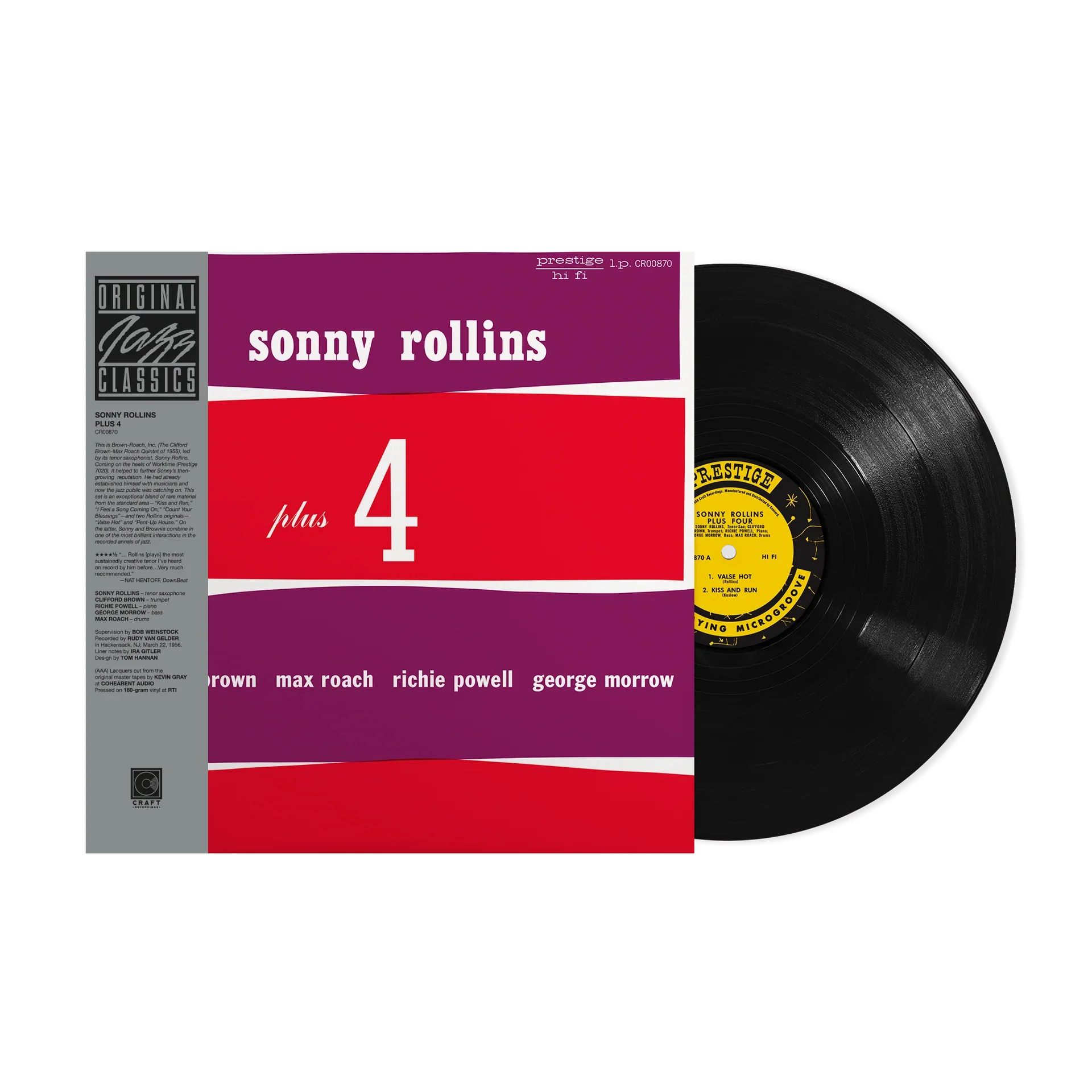 Sonny Rollins - Plus 4 - OJC LP [ Record ]