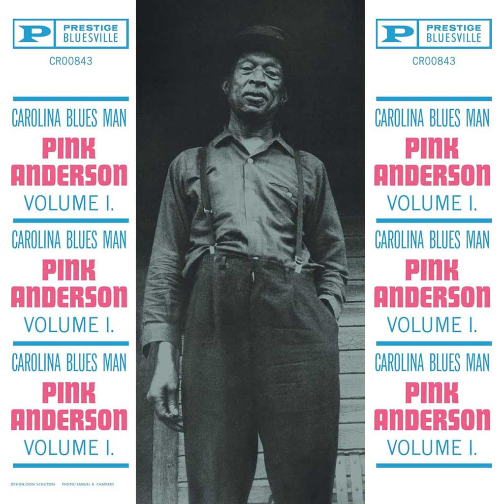 Pink Anderson - Volume 1: Carolina Blues Man - Bluesville Acoustic Sounds Series LP [ Record ]