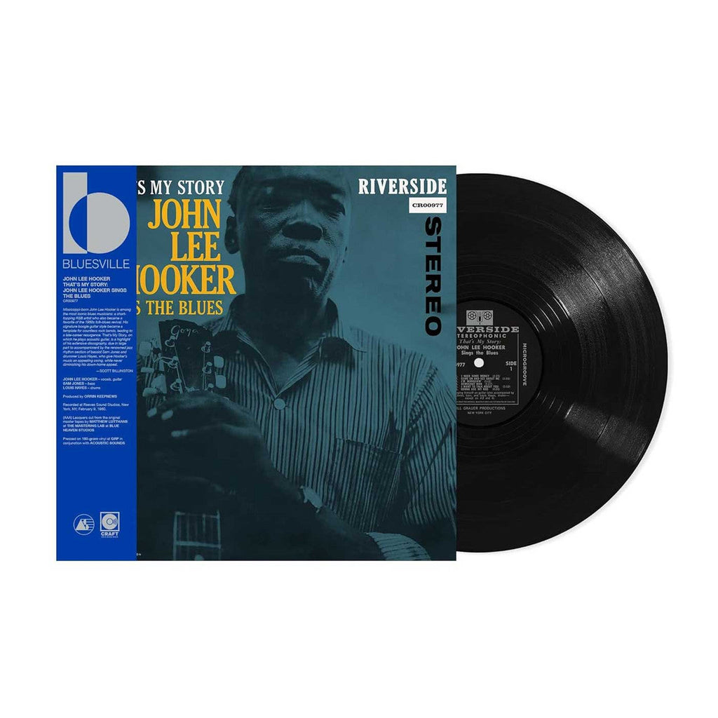 John Lee Hooker - That's My Story: John Lee Hooker Sings The Blues - Bluesville Acoustic Sounds Series LP [ Record ]