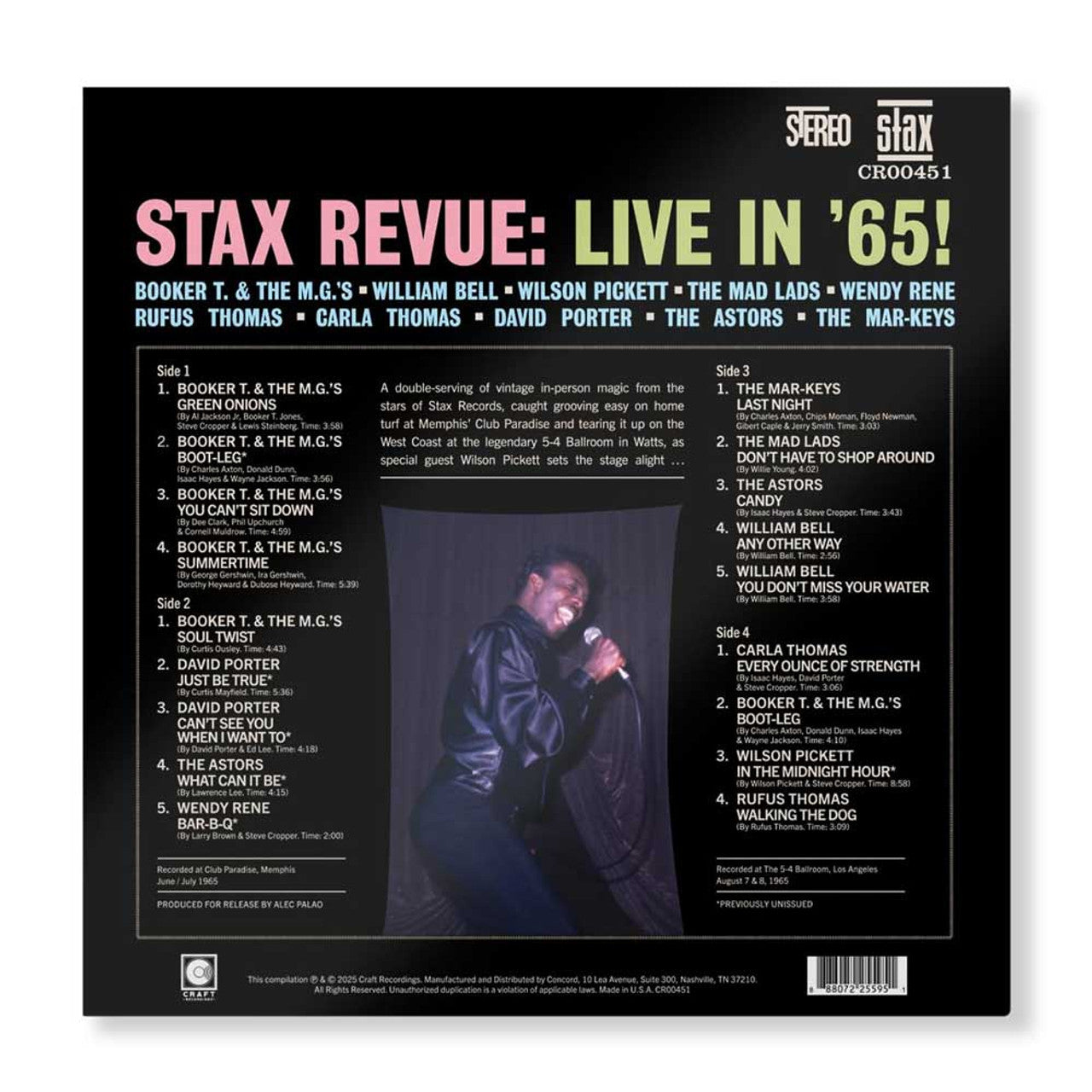 Various Artists - Stax Revue: Live in '65! - LP [ Record ]