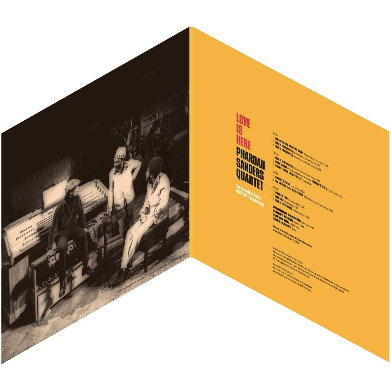 Pharoah Sanders - Love Is Here: The Complete Paris 1975 ORTF Recordings - LP [ Record ]