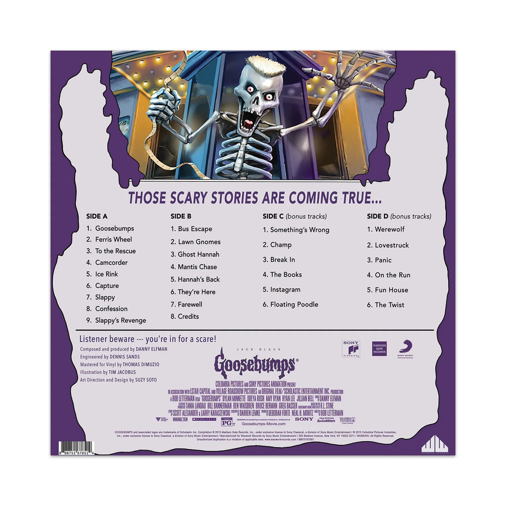 Goosebumps - Original Motion Picture Music by Danny Elfman - "Haunted Mask" Color LP [ Record ]