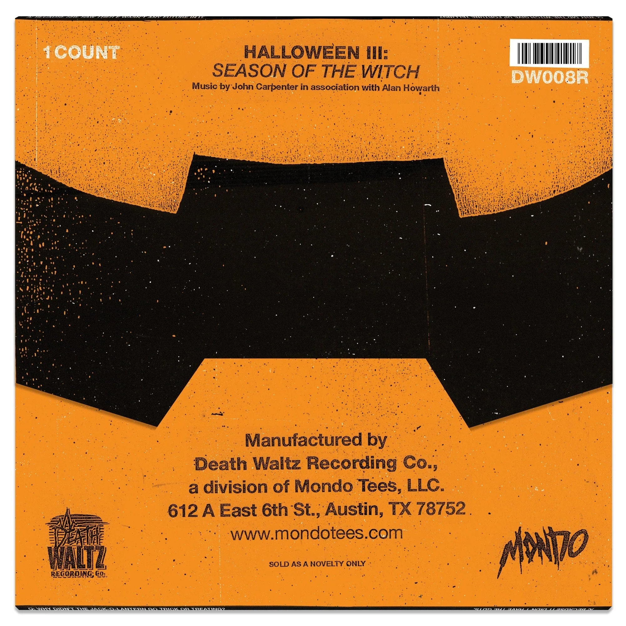 Halloween 3: The Season Of The Witch Original Soundtrack - LP [ Record ]