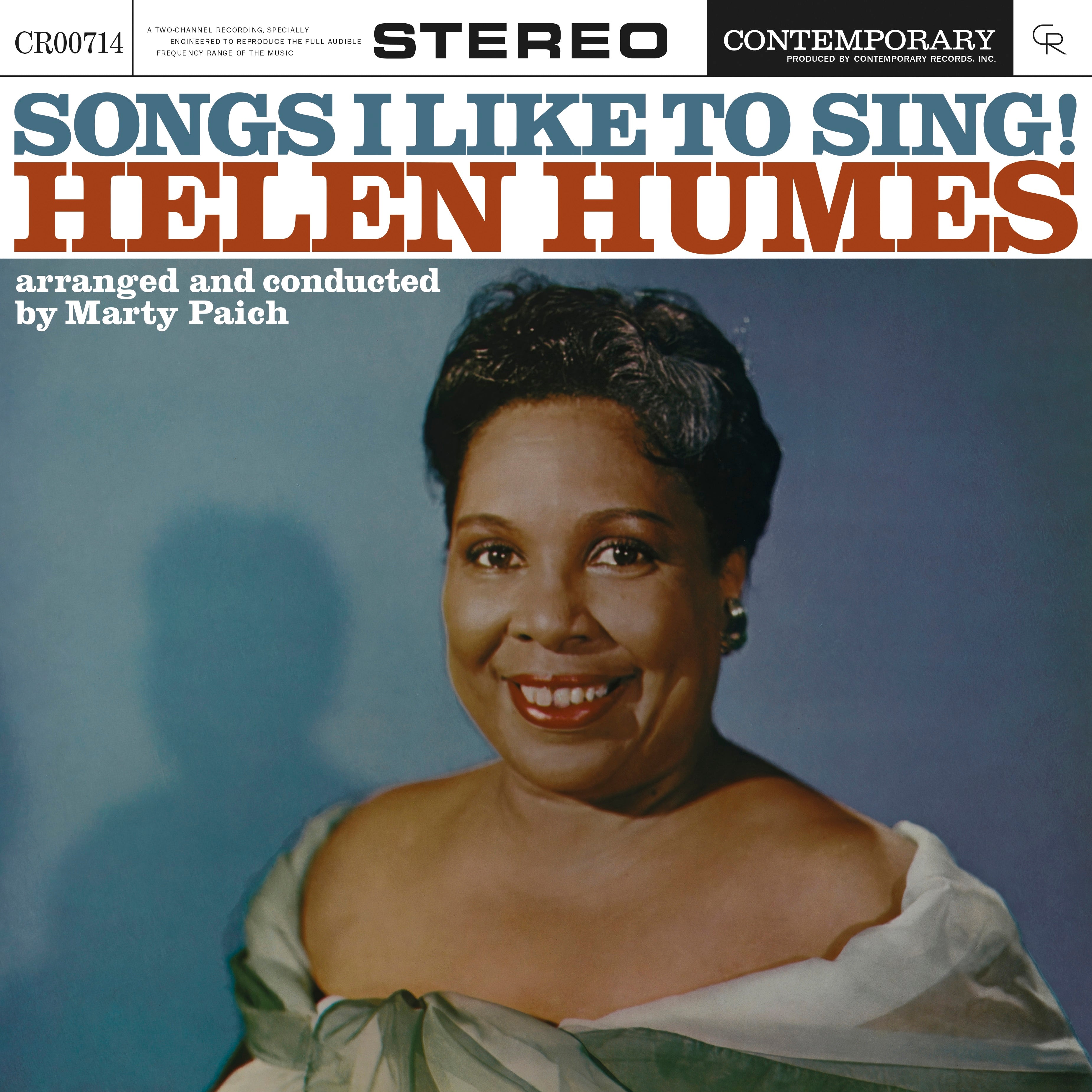 Helen Humes - Songs I Like To Sing! - Contemporary LP [ Record ]