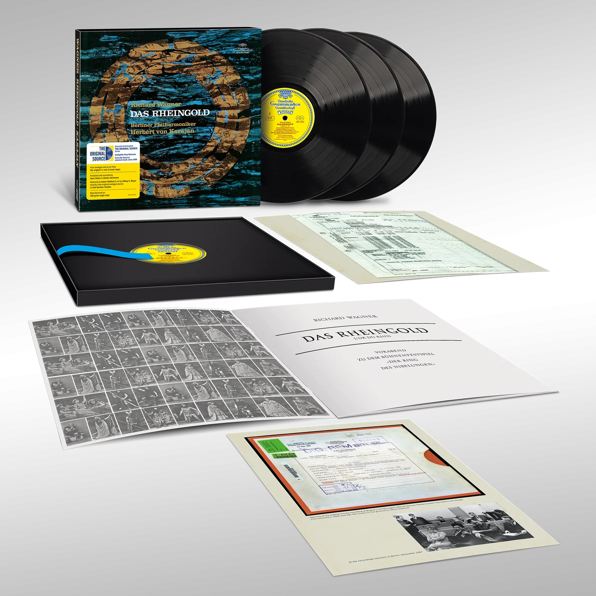Herbert von Karajan - Wagner: Das Rheingold - Original Source Series LP Box Set [ Record ]