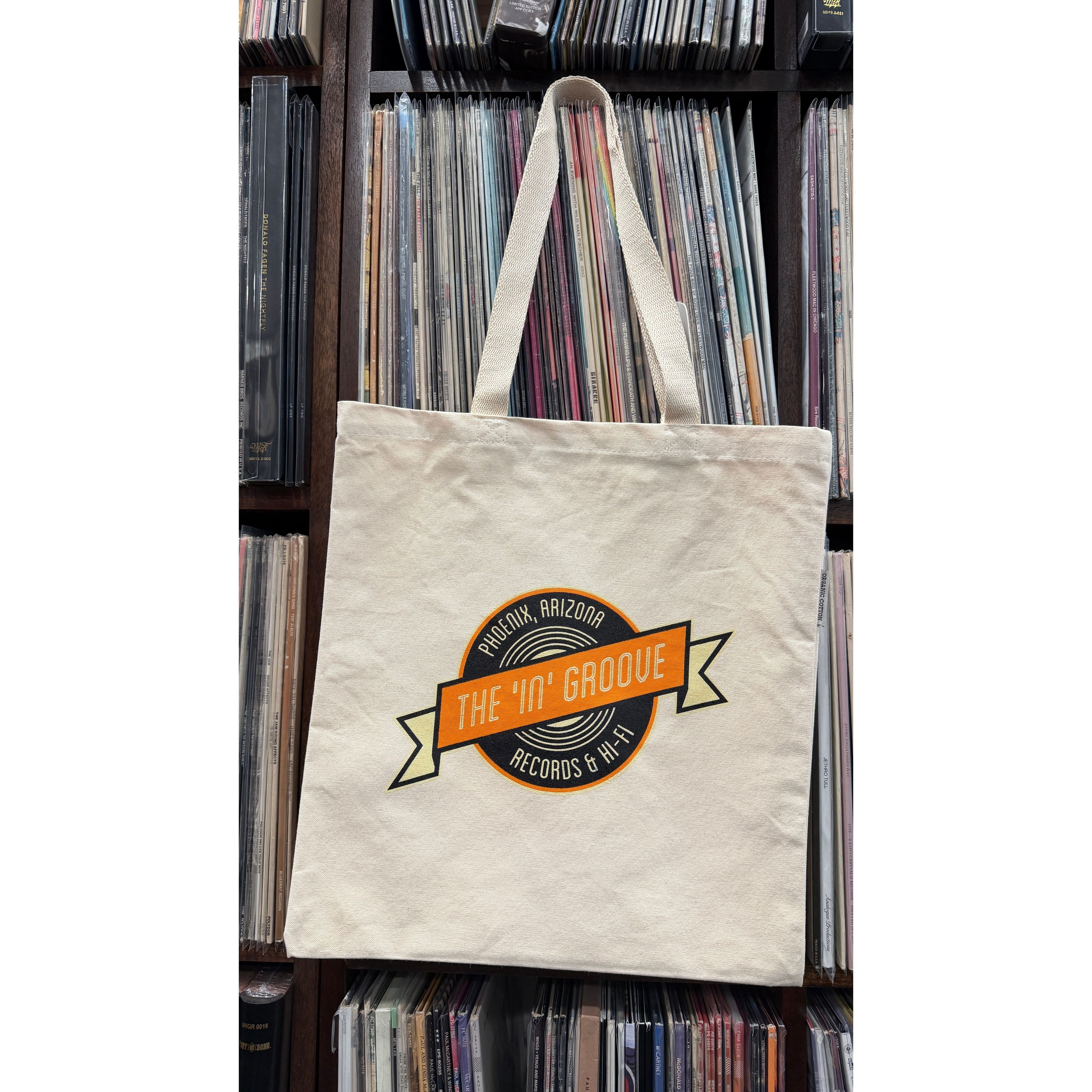 The 'In' Groove Record Store Tote Bag [ Record ]