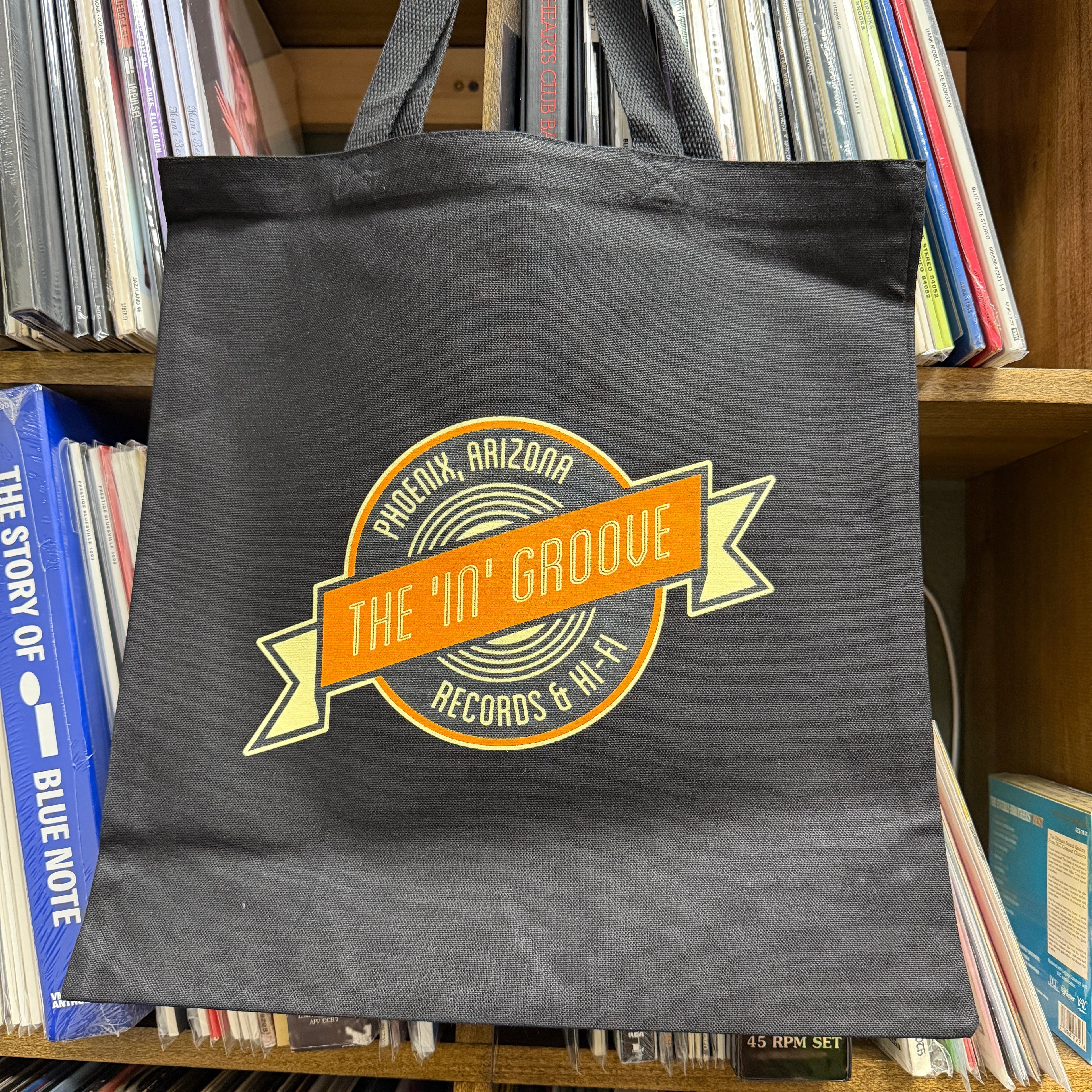 The 'In' Groove Record Store Tote Bag [ Record ]