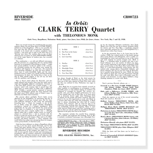 Clark Terry Quartet - In Orbit - OJC LP [ Record ]