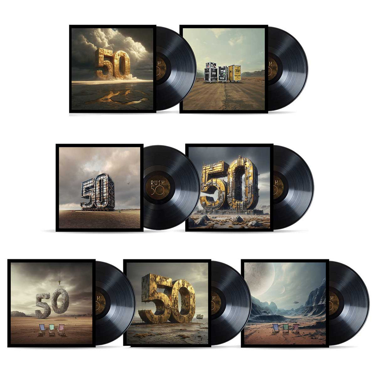Rush - Rush 50 (Deluxe) - 7x LP & Book Box Set [ Record ]
