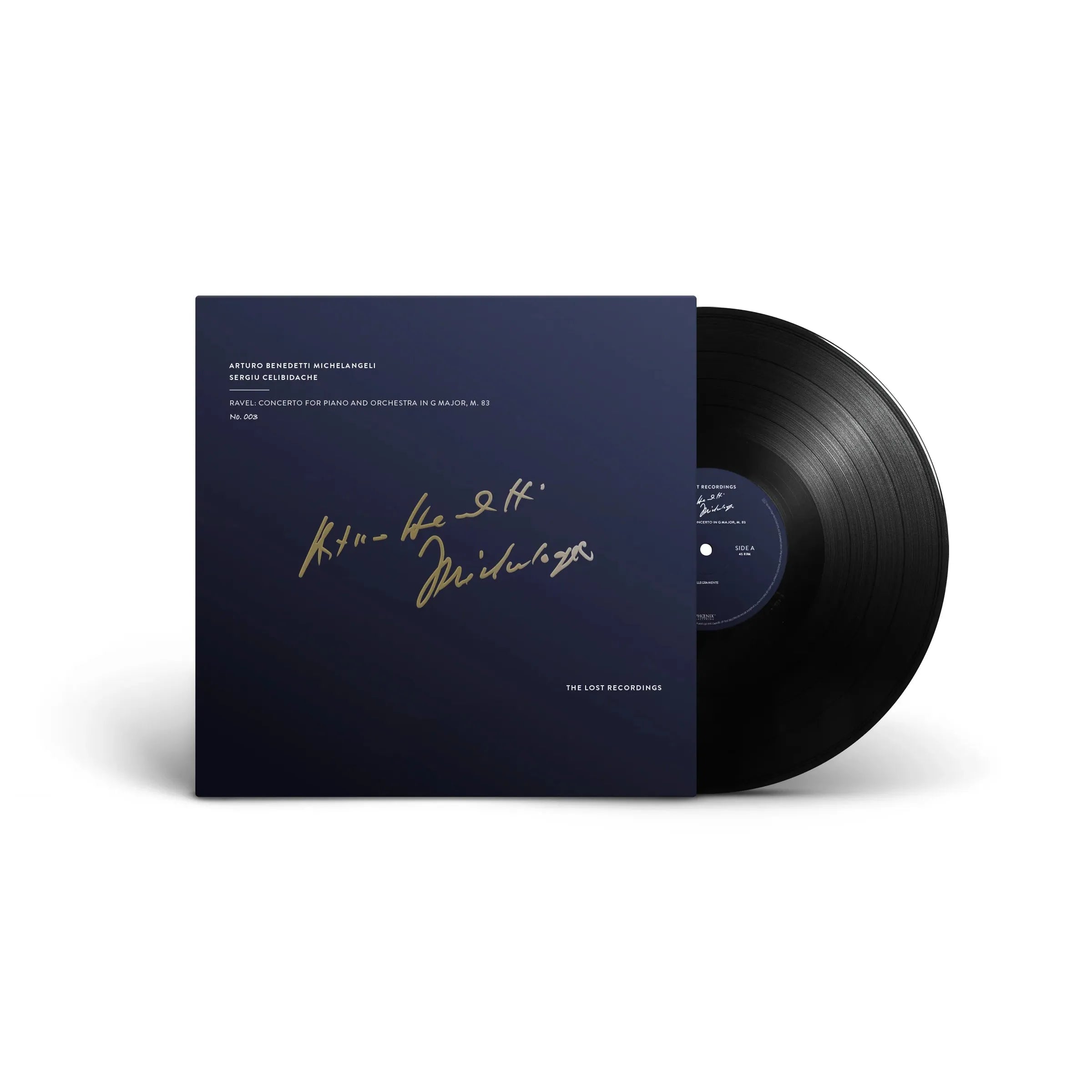 Arturo Benedetti Michelangeli - Ravel: Concerto for Piano and Orchestra in G Major, M. 83 - The Lost Recordings LP [ Record ]